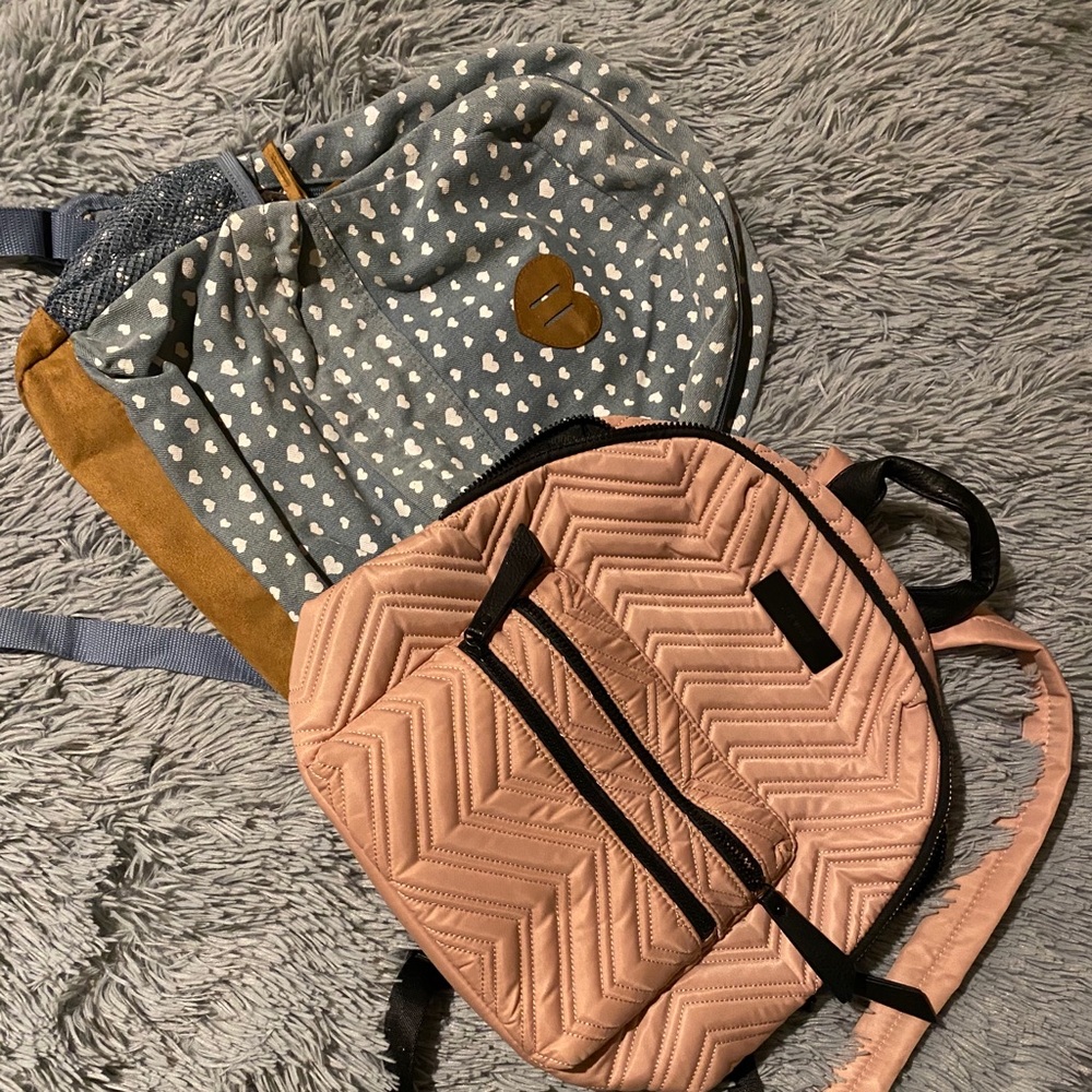 2 backpacks